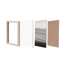 Natural Kyra Poster Frames (Set of 2)